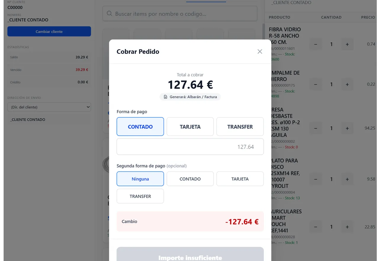 CajaIA — Cobro, cambio y firma
