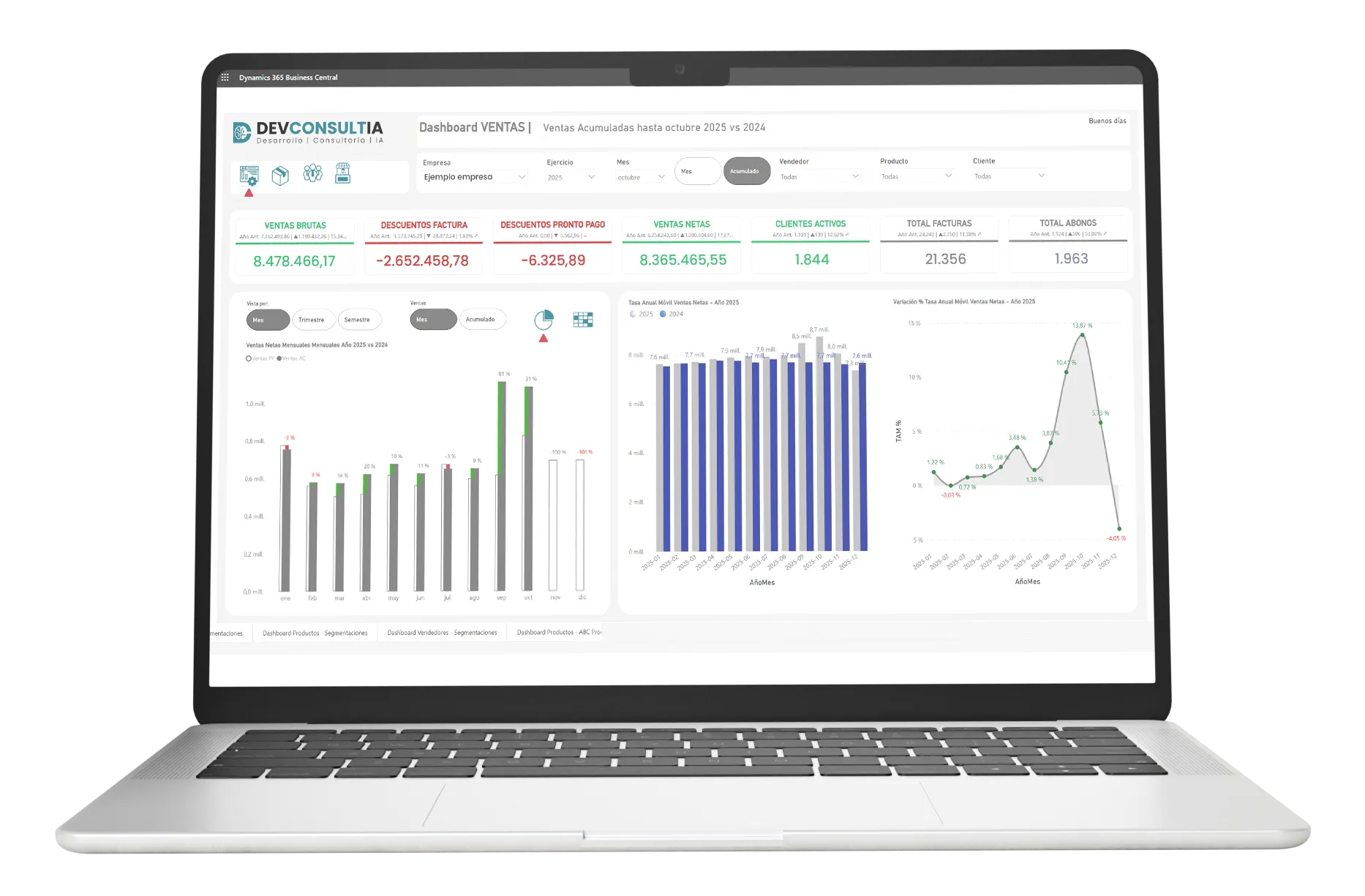 DataIA — pantalla de producto
