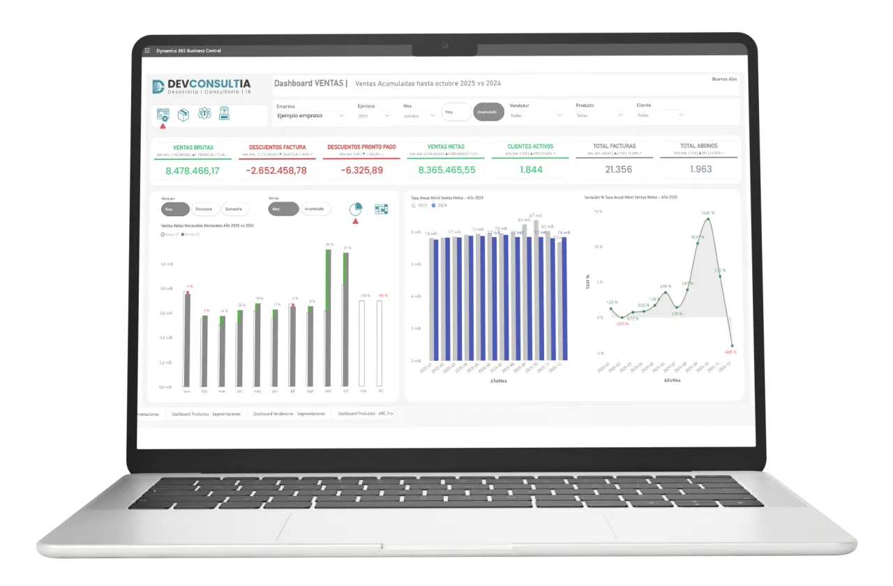 DataIA — pantalla de producto