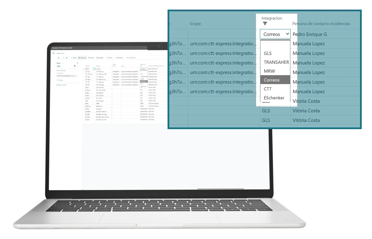 EnvIA — pantalla de producto