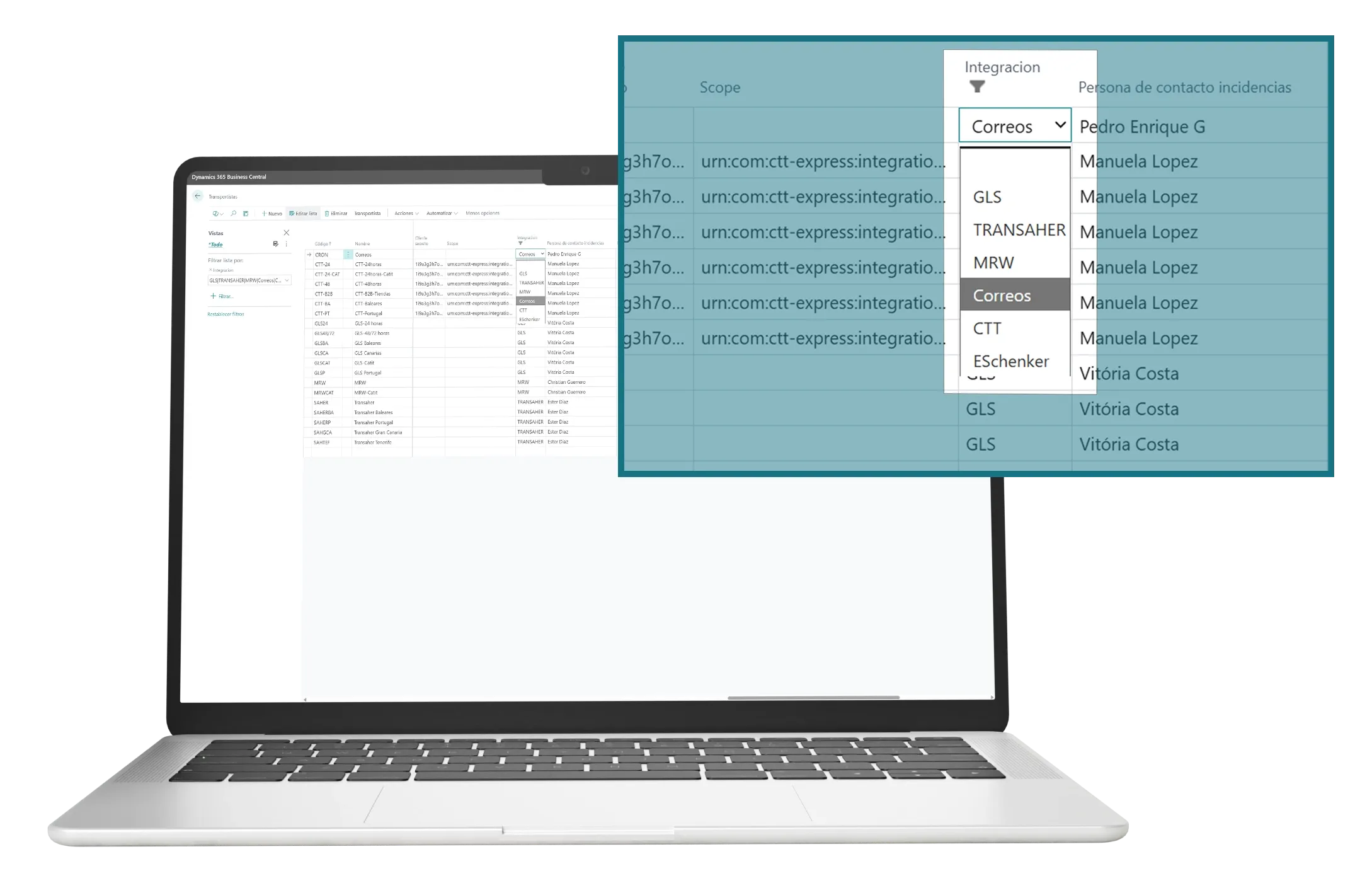 EnvIA — pantalla de producto
