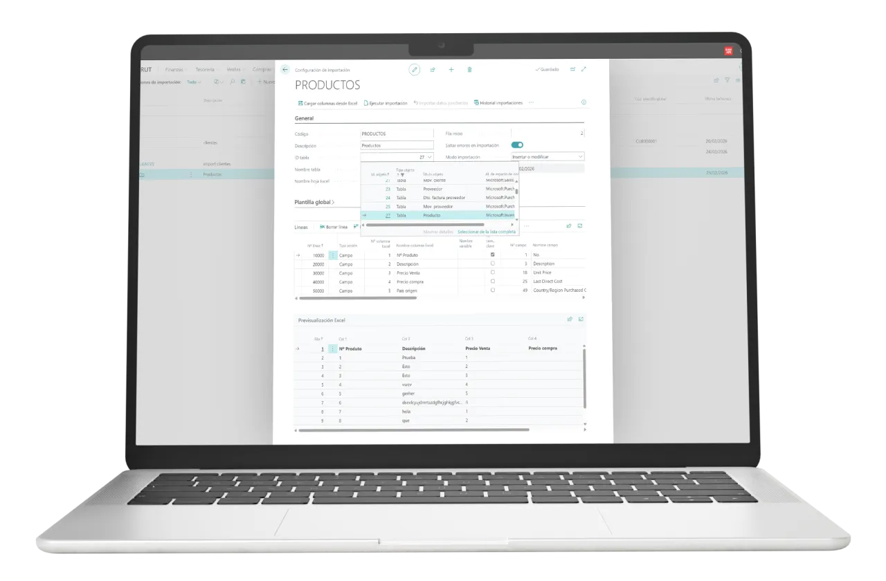 ImportIA — pantalla de producto