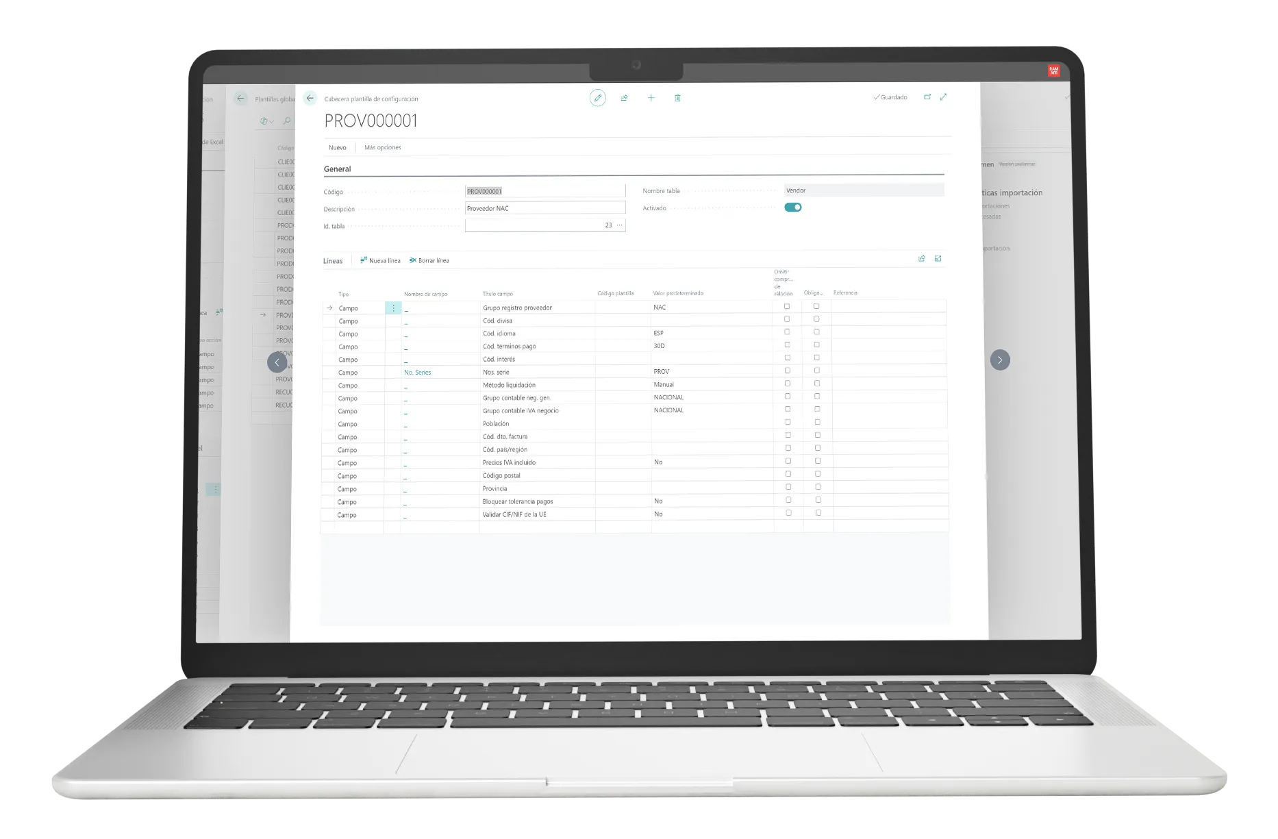 ImportIA — Plantillas y multitabla